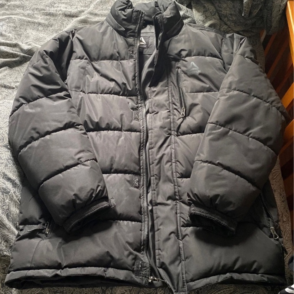reebok puffer jacket
